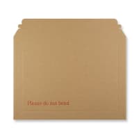 255x345 Mm Capacity Book Mailer Flute Printed "please Do Not Bend" Envelopes